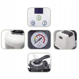 Smėlio baseino siurblys 5700l h intex 26644 filtras