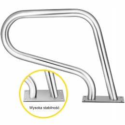 Nerūdijančio plieno baseino turėklai 76 2 cm