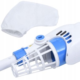 Vidaxl akumuliatorinis baseino dulkių siurblys su putplasčio rankena 92410