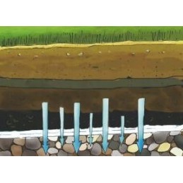 Geotekstilė tekstilė drenažas 200g 2x50m