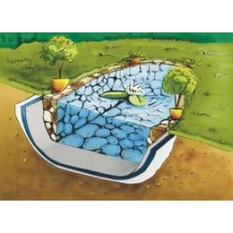 Geotekstilė tekstilė drenažas 200g 2x50m