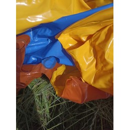 Dinozaurų žaidimų aikštelė su čiuožykla 249 x 191 x 109 cm intex 57444