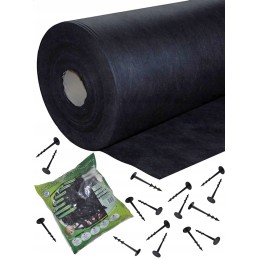 Agrotekstilė agrotekstilė 160cm 30m smeigtukų storio stipri nuo piktžolių