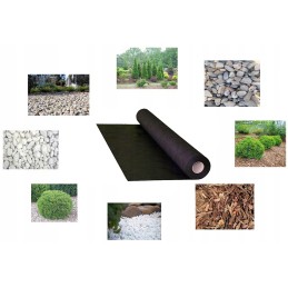 Agrotekstilė agrotekstilė 160cm 30m smeigtukų storio stipri nuo piktžolių