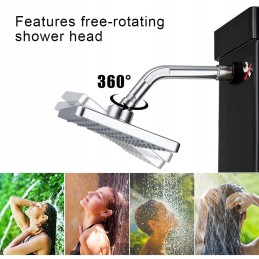 Saulės sodo dušas lietaus dušas 40l 217cm