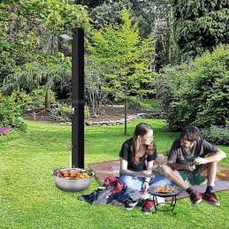 Saulės sodo dušas lietaus dušas 40l 217cm