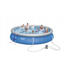 Saugios, stabilios bestway 57316 baseino kopėčios