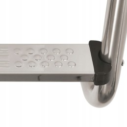 Baseino kopėčios su 3 laipteliais, nerūdijančio plieno 12