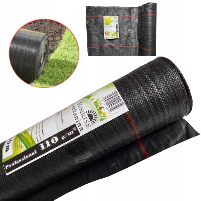 ➡️ Premium agrotekstilė 1,6x50m 110g/m2 ⬅️
