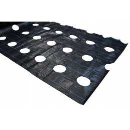 ✨Agritella agroaudina nuo piktžolių su skylutėmis sodinimui į metrą, 3,2x1m, juoda