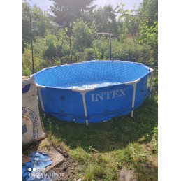 Plieninis sodo baseinas 305x76 cm su siurbliu 220 240v 28208np