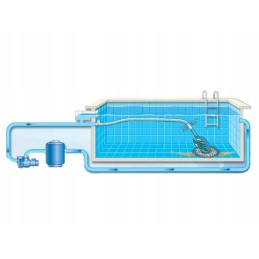 Pusiau automatinis dulkių siurblys Zodiac Contiki 2 baseinas