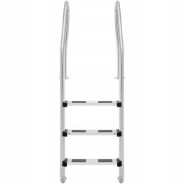 Nerūdijančio plieno baseino kopėčios, 3 pakopos, 1600 mm