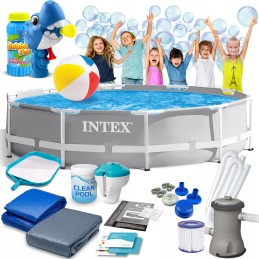 Intex karkassiga aiabassein 305 x 76cm 16-ühes komplekt tasuta