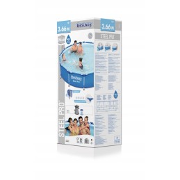 Plieninis profesionalus baseinas 366x76 apvalus bestway 3