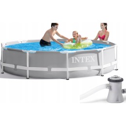 Saugios, stabilios intex 26702 baseino kopėčios