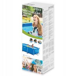 Sodo baseino komplektas 2in1 intex 220x150x60 cm sodo baseino snapelis