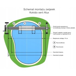 Kokido Alux K943BX 98 vyniojimo mašina
