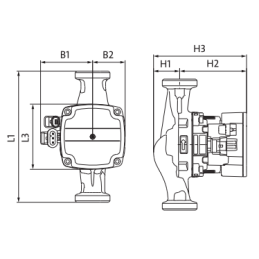 Grundfos cirkuliacinis siurblys alfa1l 25 60 99160584