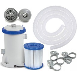 Sodo baseinas, rėmas, 305 x 76 cm, 4-in-1 komplektas