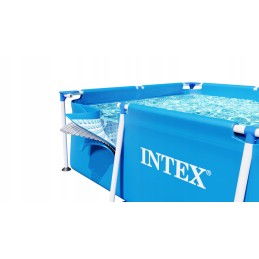 Plieninis sodo baseinas 220 x 150 x 60 cm rinkinys 15 in 1 intex 28270
