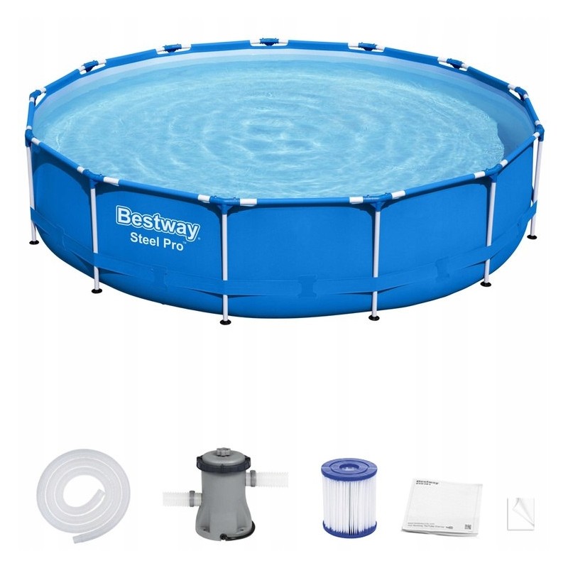 Bestway karkasa baseins 396x84cm 8in1 5612e