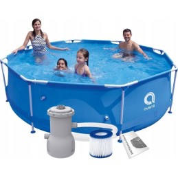 Avenli apvalus sodo rėmo baseinas 300 x 300cm siurblio filtrų rinkinys