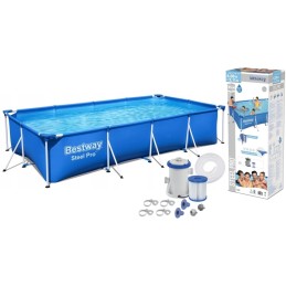 Bestway 56424 rėmo baseino 400x211x81 siurblys
