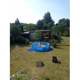 Sodo baseinas su rėmu 305x76 19in1 dengiantis siurblys