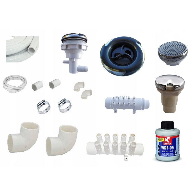 Vandens čiurkšlių, vandens masažo ir 10 vėdinimo purkštukų pakeitimas kubile