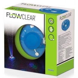 Floating LED pool fountain