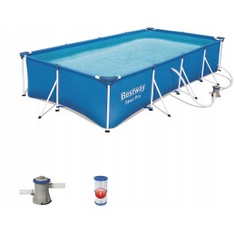 Bestway sodo rėmo baseinas 4x2x0 81 PVC xxl