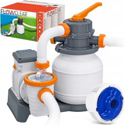 Smėlio siurblys baseinams, filtras baseinams, žarnų jungtys 5678 lh bestway