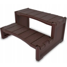 Šoniniai laipteliai kavai SPA sūkurinėje vonioje