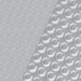 Vidaxl sidabrinė baseino danga 975 x 488 cm PE