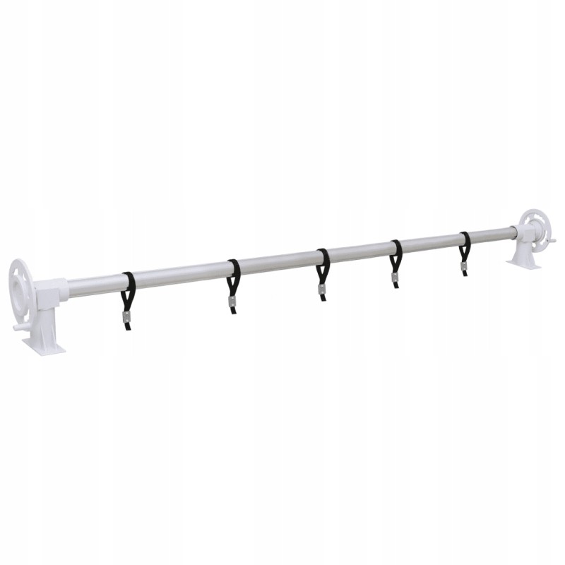 Vidaxl baseino uždengimo ritinys su plastikiniu pagrindu