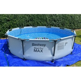 Bestway sodo rėmo baseinas 305x76, 11 viename siurblys