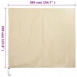 Vidaxl apsauginiai gaubtai su užtrauktuku, 2 vnt., 70 g/m² 3,93x3,5 m