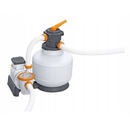 Bestway 58486 smilšu filtra sūknis peldbaseiniem 11355l h šļūteņu savienotāji