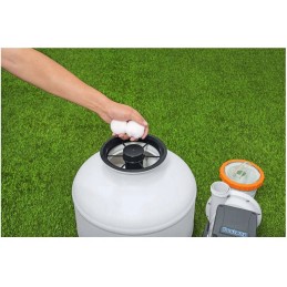 Bestway 58486 smilšu filtra sūknis peldbaseiniem 11355l h šļūteņu savienotāji