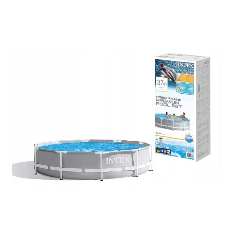 Prizminio karkaso baseinas 366x76 su 220v siurbliu 26712np