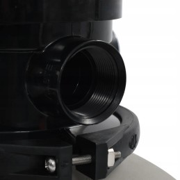 Smėlio baseino filtras su 4 krypčių vožtuvu, pilkas