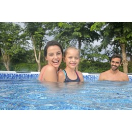 Plieninis baseinas 14 pėdų 427 x 84 cm plieno pro max bestway