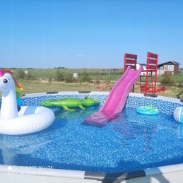 Plieninis baseinas 14 pėdų 427 x 84 cm plieno pro max bestway