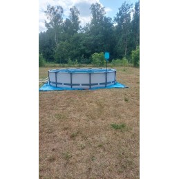 Plieninis baseinas 14 pėdų 427 x 84 cm plieno pro max bestway