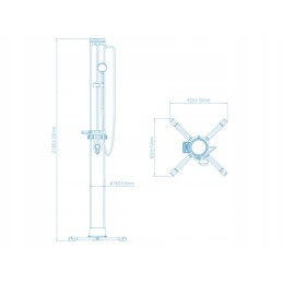 Lauko saulės sodo dušas 35l bestway 58696