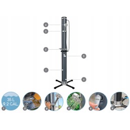 Lauko saulės sodo dušas 35l bestway 58696