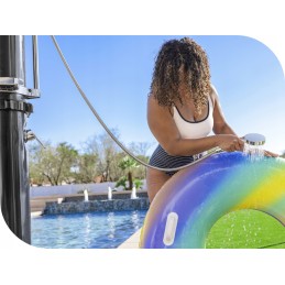 Saulės sodo dušas 35l lauko baseinas 58696