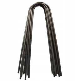 Metaliniai smeigtukai įvairių tipų agrotekstilei, agrotekstilei ir geotekstilei tvirtinti prie žemės, taip pat smeigtukai kurmių