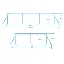 Terasest aiabassein 300 x 201 x 66 cm 15 in 1 bestway 56404
